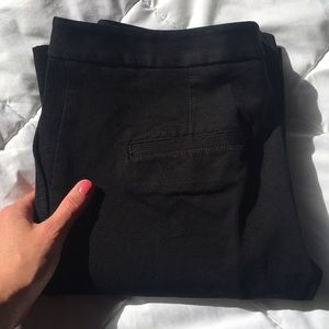 Banana Republic 4 Long Black Flare Dress Pants